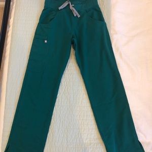 Figs Hunter Green Scrub Pants XXSP